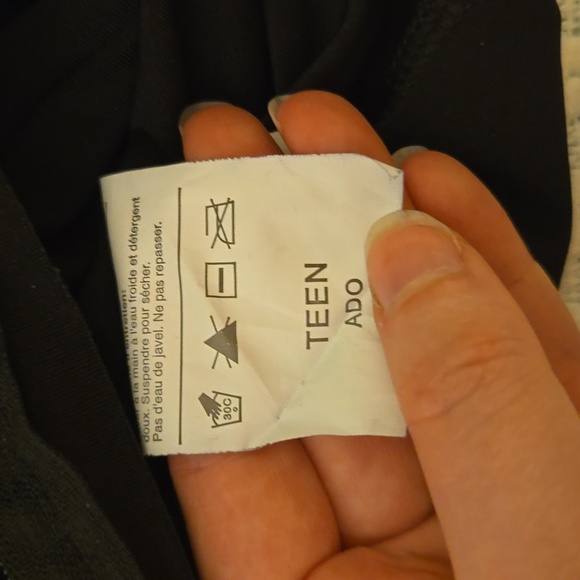 Morphsuit black Teen size Full Body with Hood - Picture 5 of 6